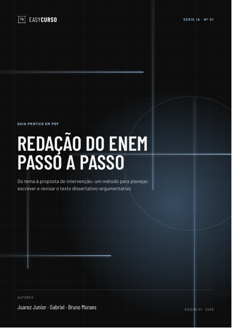 Capa do material Redação do ENEM Passo a Passo